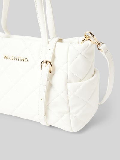 VALENTINO BAGS Handtasche mit Steppnähten Modell 'OCARINA' Weiss 2