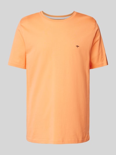 Fynch-Hatton T-Shirt mit Logo-Stitching Orange 1