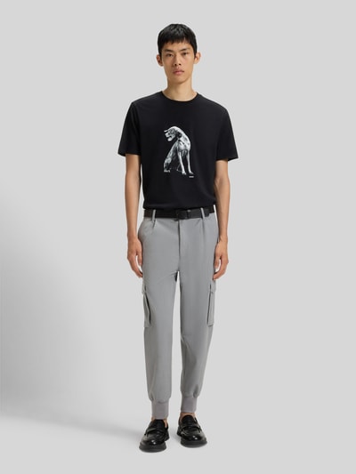 HUGO Regular Fit T-Shirt aus reiner Baumwolle Black 1