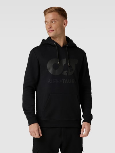 AlphaTauri Hoodie mit Label-Print Modell 'SHERO' Black 4