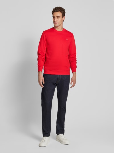 s.Oliver RED LABEL Sweatshirt met ronde hals Rood - 1