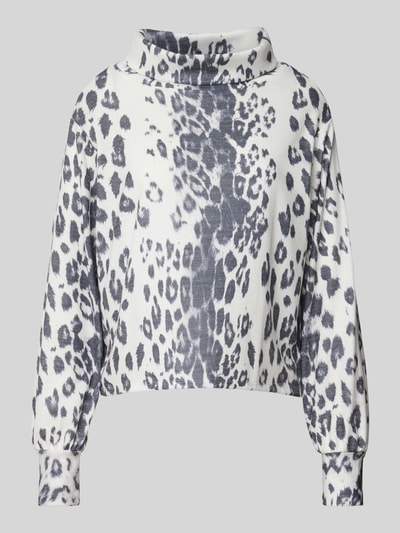 monari Sweatshirt met col Offwhite - 1