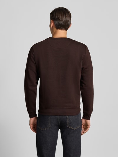 MCNEAL Regular Fit Sweatshirt aus Baumwoll-Mix mit Rundhalsausschnitt Schoko 5