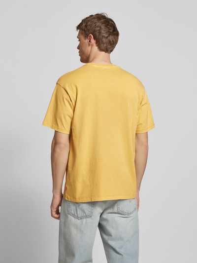 Levi's® T-Shirt mit Label-Stitching GELB 5
