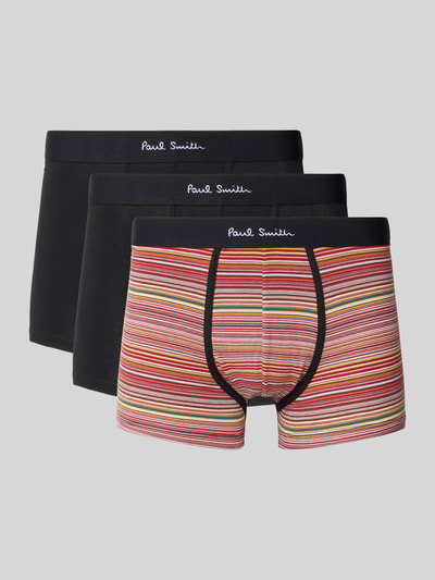 Paul Smith Trunks mit elastischem Logo-Bund im 3er-Pack Black 1