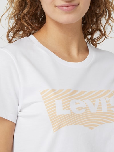 Levi's® T-Shirt mit Logo Weiss 3