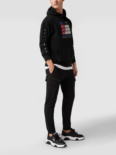 Tommy Jeans Hoodie mit Prints Black 1