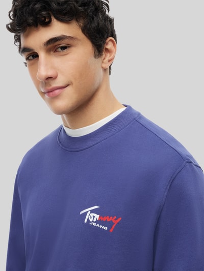 Tommy Jeans Bluza dresowa z czystej bawełny, krój regular fit Szaroniebieski 3