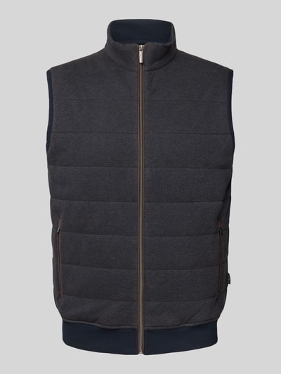 bugatti Gilet met opstaande kraag Marineblauw - 2