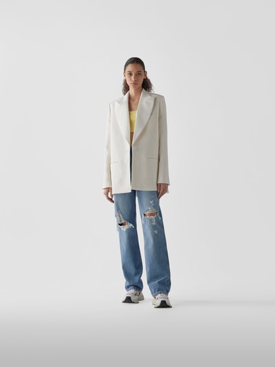 Magda Butrym Blazer mit Reverskragen Weiß 1