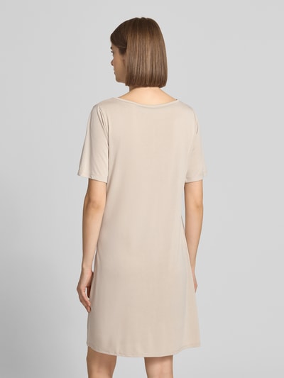 PIECES regular fit vrijetijdsjurk van viscosemix model 'ANORA' Beige - 5