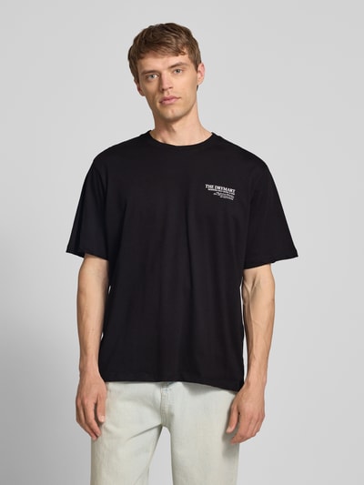 Jack & Jones T-Shirt mit Label-Print Modell 'MARINA' Black 4