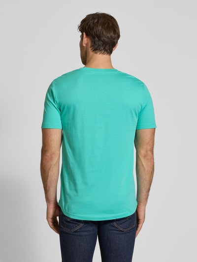 Tom Tailor Denim Regular Fit T-Shirt aus reiner Baumwolle Gruen 5