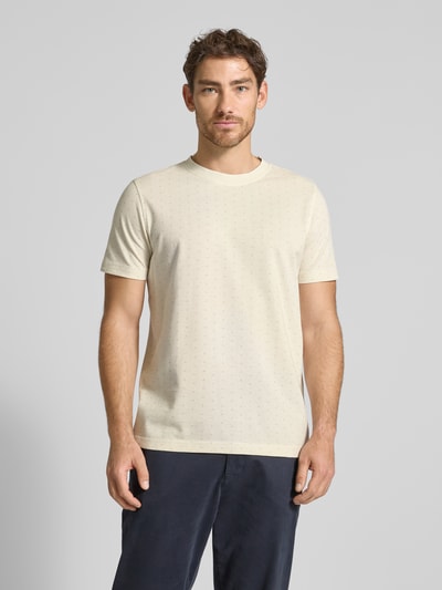 Lerros T-Shirt mit Rundhalsausschnitt Offwhite 4