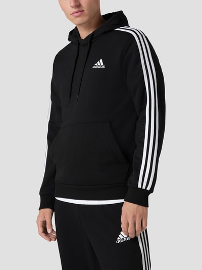 ADIDAS SPORTSWEAR Hoodie mit Logo-Stitching Black 4