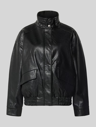 ONLY Regular Fit Blouson in Lederoptik Modell 'JULIA' Black 2