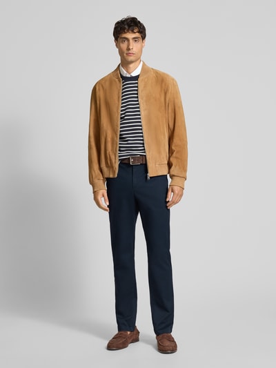 Tommy Hilfiger Regular fit chino van katoenmix, model 'DENTON' Marineblauw - 1