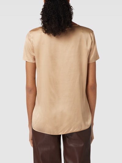 MaxMara Leisure Bluse mit Rundhalsausschnitt Modell 'CORTONA' Gold 5