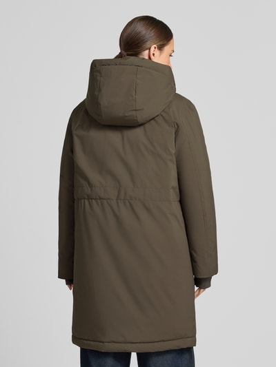 Marc O'Polo parka o kroju relaxed fit z kołnierzem z kapturem Oliwkowy 5
