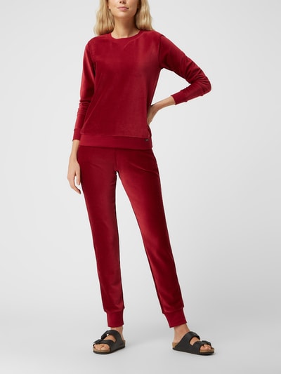 Skiny Comfortbroek van corduroy  Donkerrood - 1