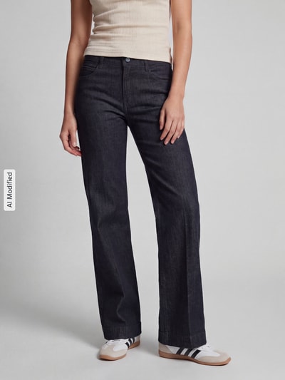 MAC Wide Leg Jeans aus Baumwoll-Mix Modell 'DREAM WIDE' Marine 4