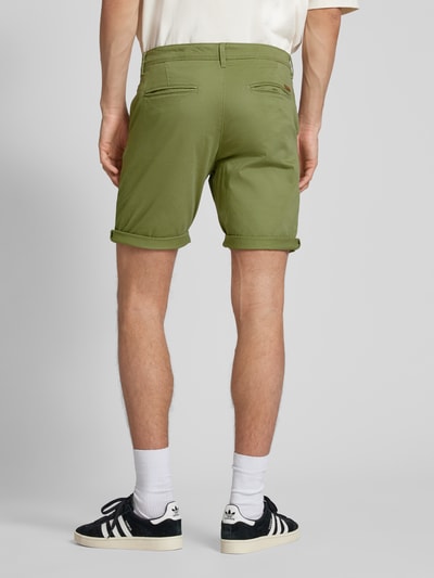 Jack & Jones Regular Fit Bermudas in unifarbenem Design Modell 'BOWIE' Oliv 5