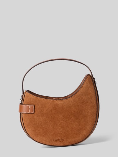 Lauren Ralph Lauren Handtasche aus Rindsleder mit Tragehenkel und Schulterriemen Cognac 4