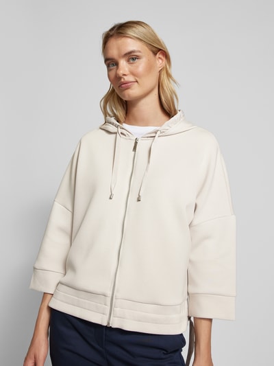 Tom Tailor Oversized Sweatjacke mit Kapuze Beige 3