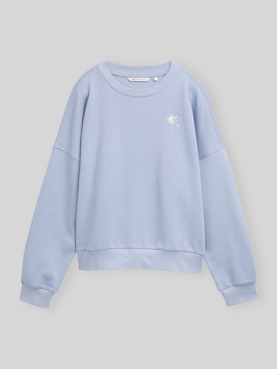 Tom Tailor Denim Loose Fit Sweatshirt aus reiner Baumwolle Bleu 2