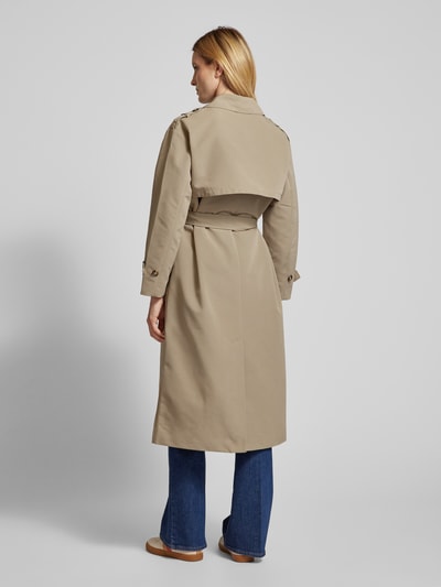 Vero Moda Trenchcoat mit Gürtel und Schulterriegeln Schilf 5