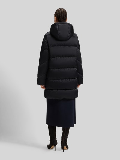 BOSS Płaszcz pikowany o kroju regular fit z wodoodpornego materiału model ‘PETRANO’ Granatowy 5