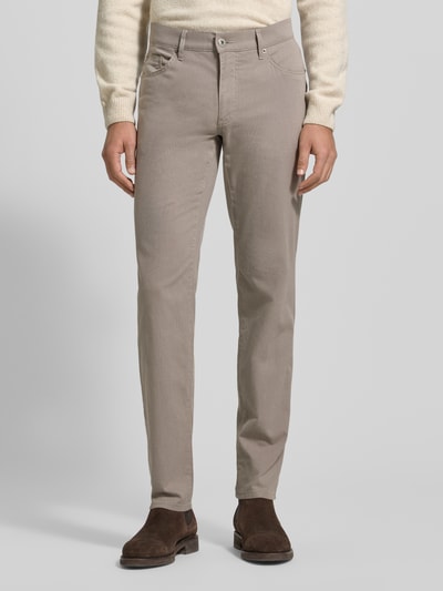 Brax Regular Fit Stoffhose mit 5-Pocket-Design Modell 'Cadiz' Hellbraun 4