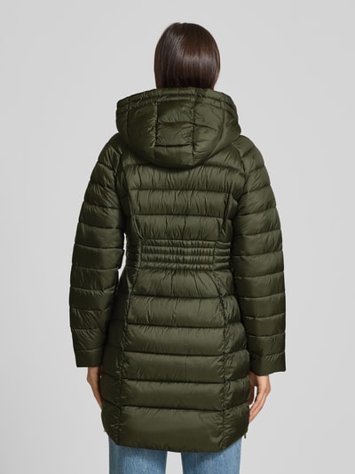 MICHAEL Michael Kors Gewatteerde lange jas met gevoerde opstaande kraag, model 'Packable' Donkergroen - 5