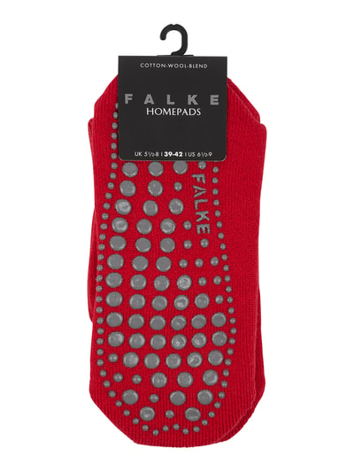 Falke Skarpety długie z antypoślizgową podeszwą model ‘Homepads’ Czerwony 2