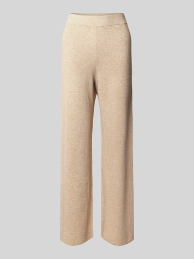 Tom Tailor Denim Straight fit gebreide broek met elastische band Beige - 2