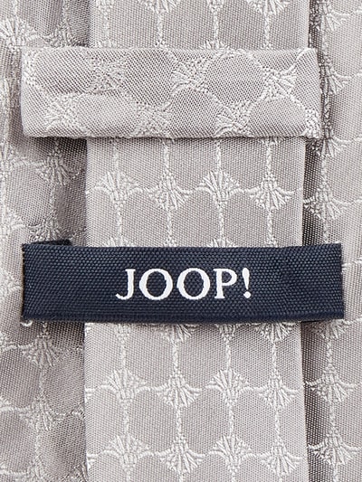 JOOP! Stropdas van pure zijde (7,5 cm) Middengrijs - 2