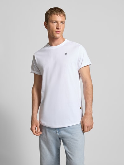 G-Star RAW T-Shirt mit Label-Detail Offwhite 4