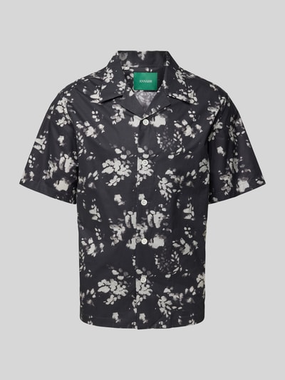 ANNARR Regular fit vrijetijdsoverhemd met all-over print, model 'FRED' Zwart - 2