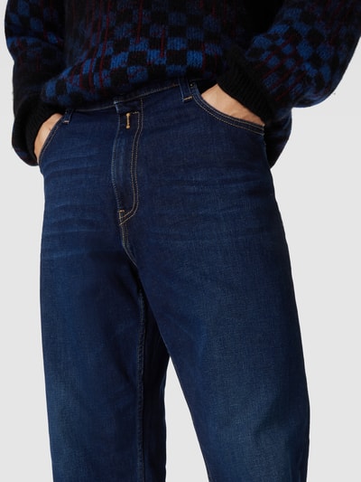 Replay Regular fit jeans met contrastnaden Jeansblauw - 3