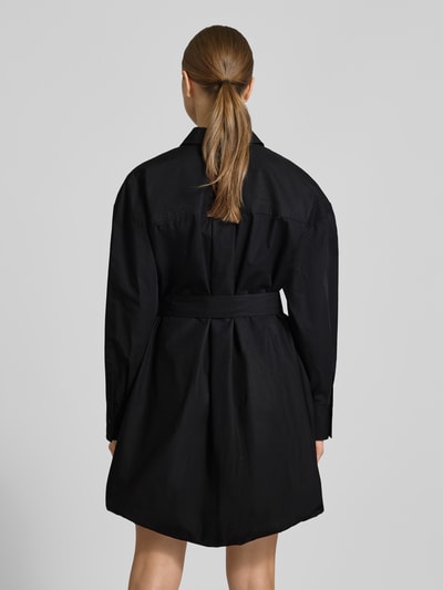 HUGO Tailliertes Hemdblusenkleid aus reiner Baumwolle Modell 'KUMIRA' Black 5