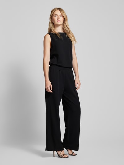 OPUS Jumpsuit met vierkante hals, model 'MEFIZA' Zwart - 1