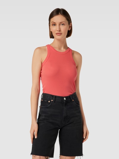 Better Rich Top in fijnriblook Rood - 4