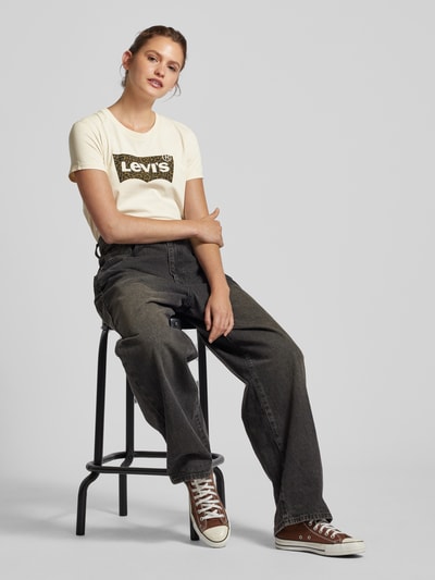 Levi's® T-Shirt mit Label-Print Sand 1