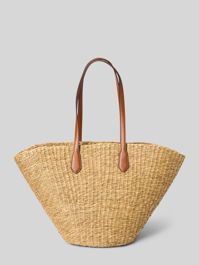 Lauren Ralph Lauren Handtas in gevlochten look Zand - 4