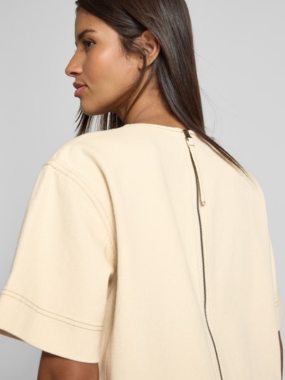 JAKE*S STUDIO WOMAN Minikleid mit Rundhalsausschnitt Offwhite 3