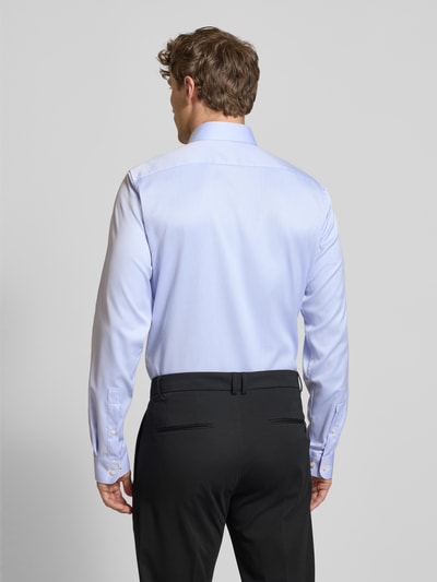 Christian Berg Men Regular fit zakelijk overhemd met kentkraag Bleu - 5