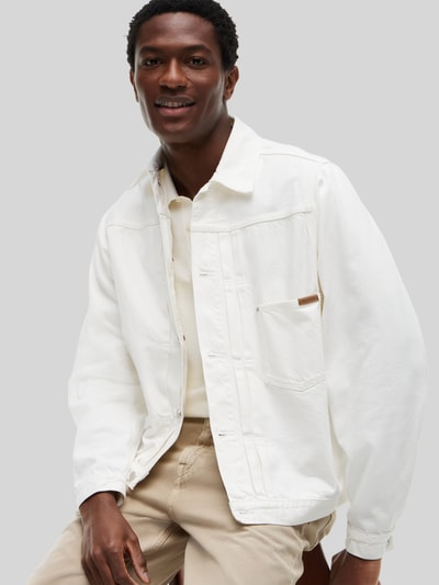 Tommy Hilfiger Regular Fit Blouson aus Denim Weiss 3