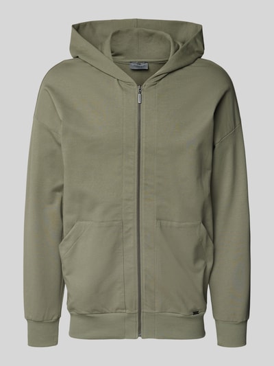 Hanro Sweatjacke mit Kapuze Khaki 2