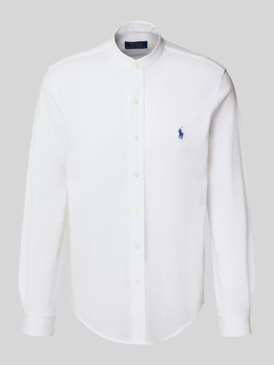 Polo Ralph Lauren Regular fit vrijetijdsoverhemd met labelstitching en opstaande kraag Wit - 2