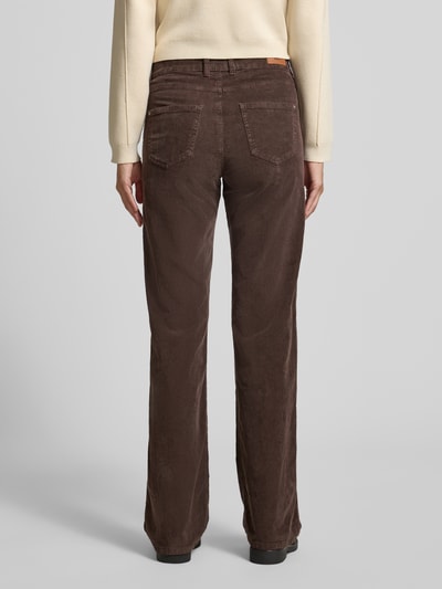 ANGELS Cordhose mit 5-Pocket-Design Modell 'Lara' Dunkelbraun 5